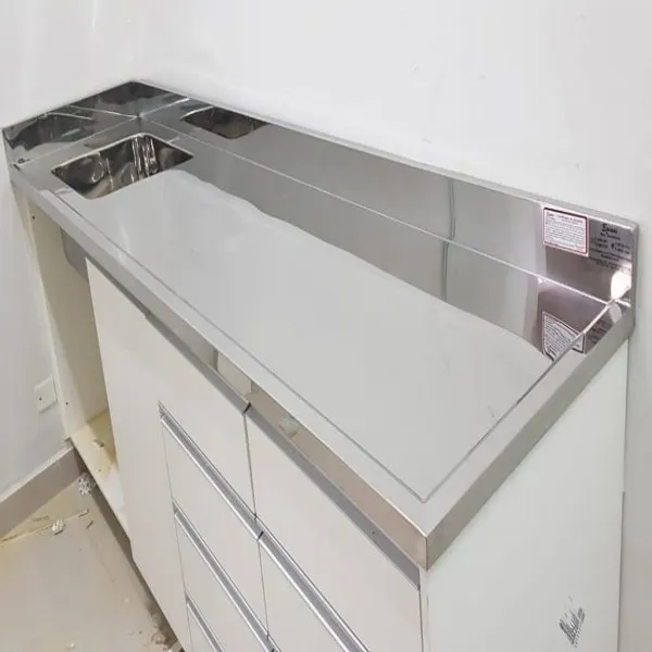 Bancada Inox com Pia